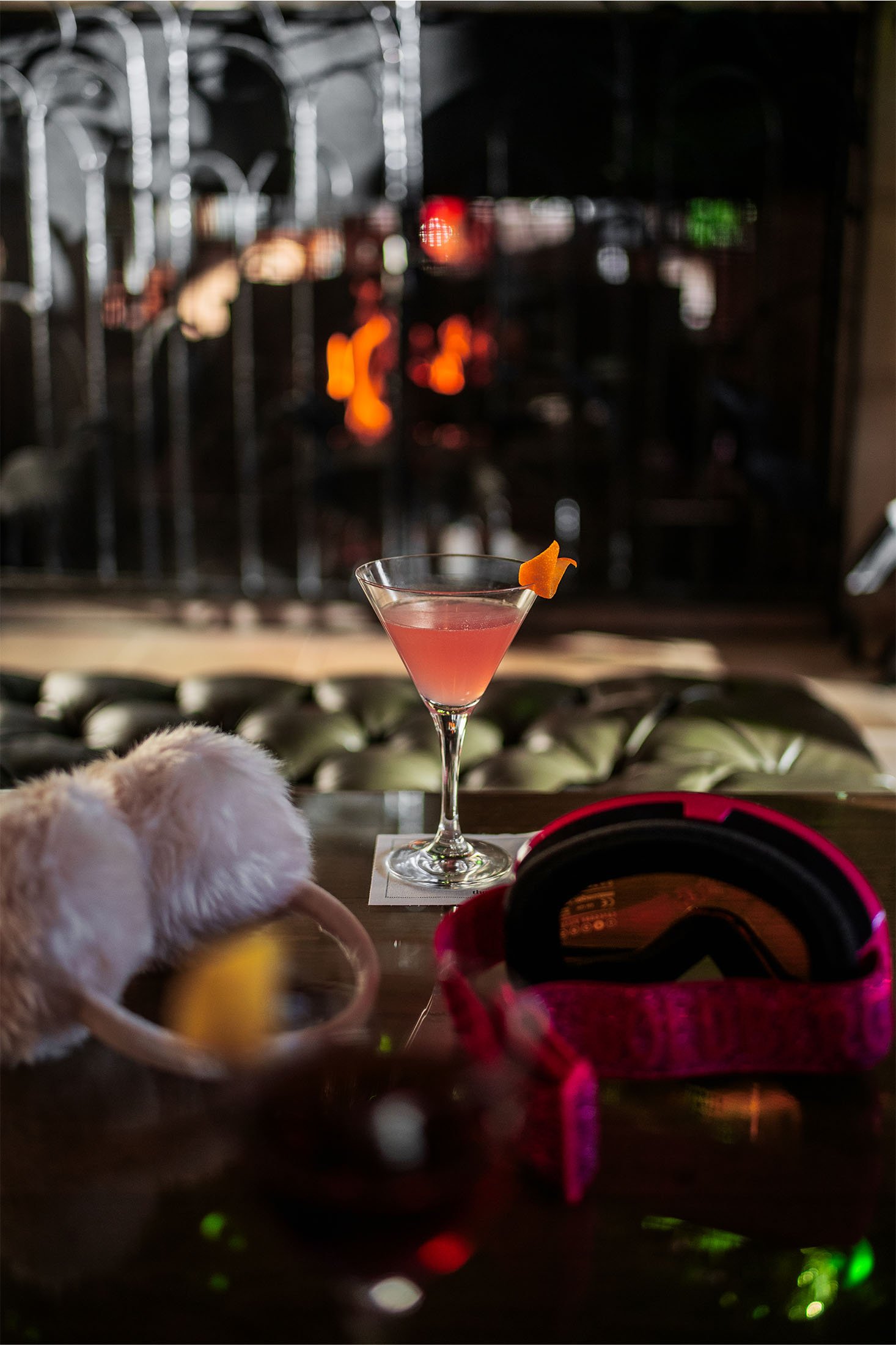 Mallard lounge apres ski cocktail Fairmont Chateau Whistler