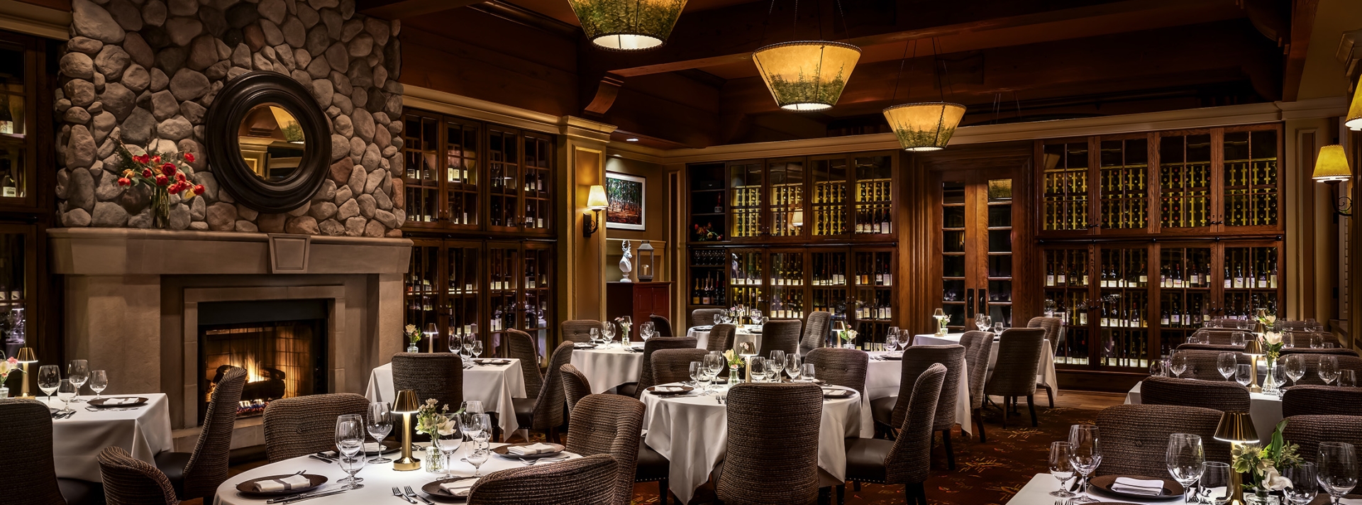 the grill room at fairmont chateau whistler