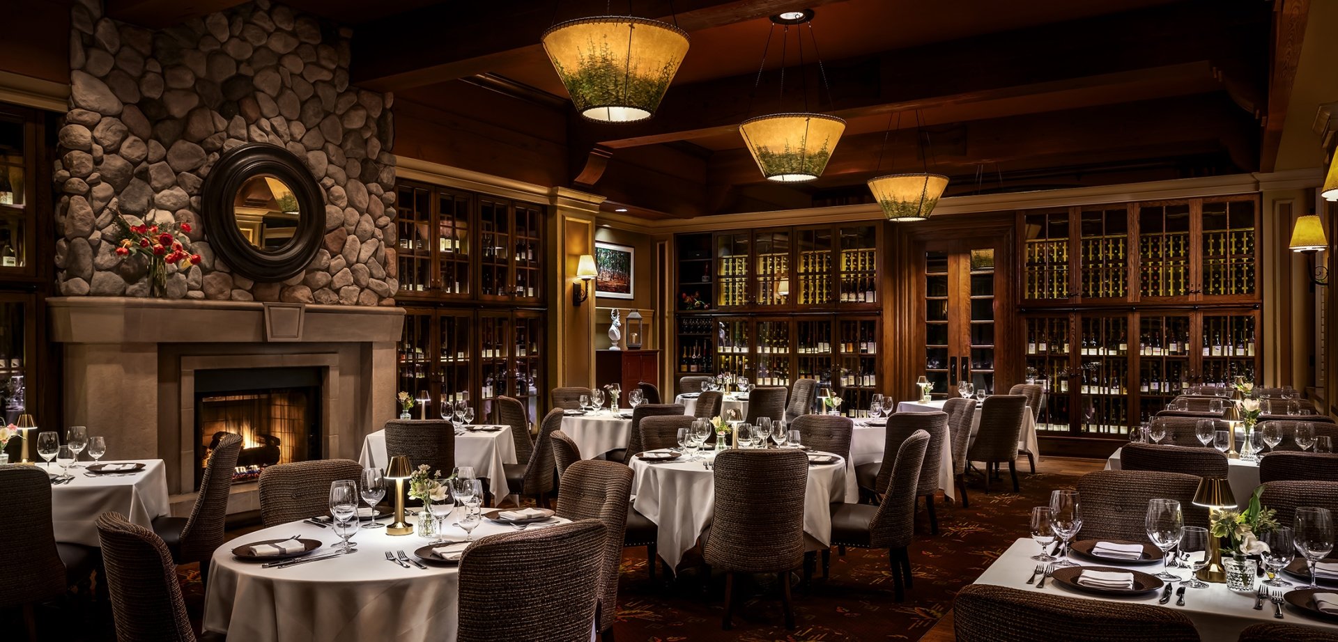 the grill room at fairmont chateau whistler