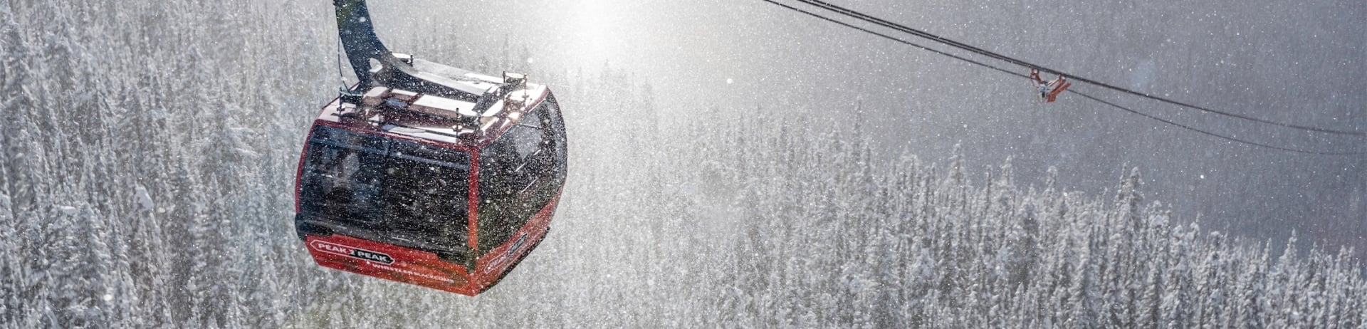 Whistler Blackcomb Peak to Peak Gondola. This Gondola is the longest and highest lift, connecting the peaks of Whistler and Blackcomb Mountains