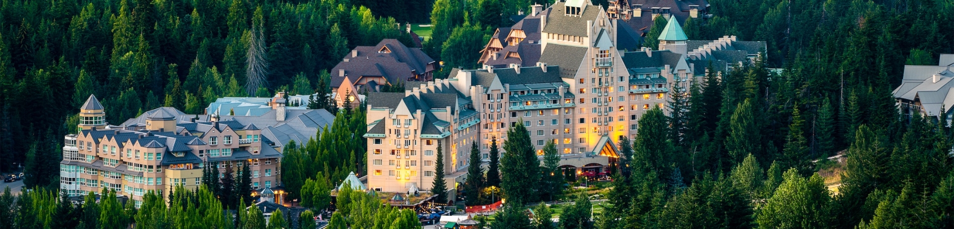 aerial shot of the property