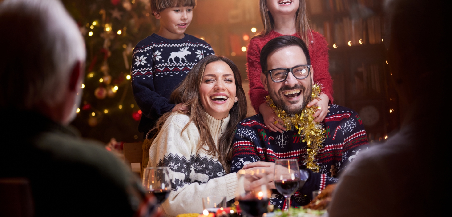 Festive family dinner at Fairmont Chateau Whistler