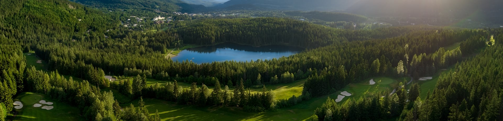 Fairmont Chateau Whistler Golf Course Aerial