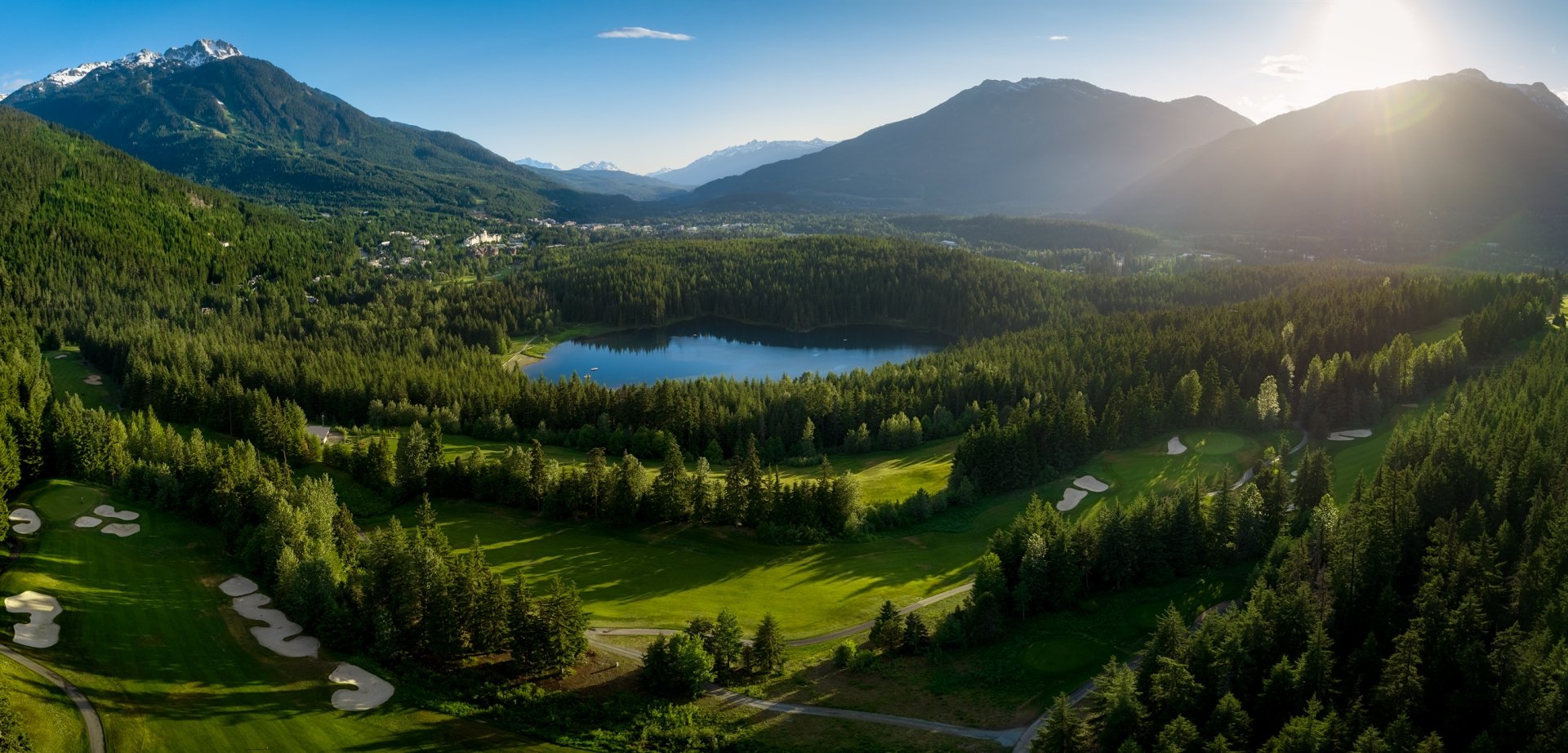 Fairmont Chateau Whistler Golf Course Aerial
