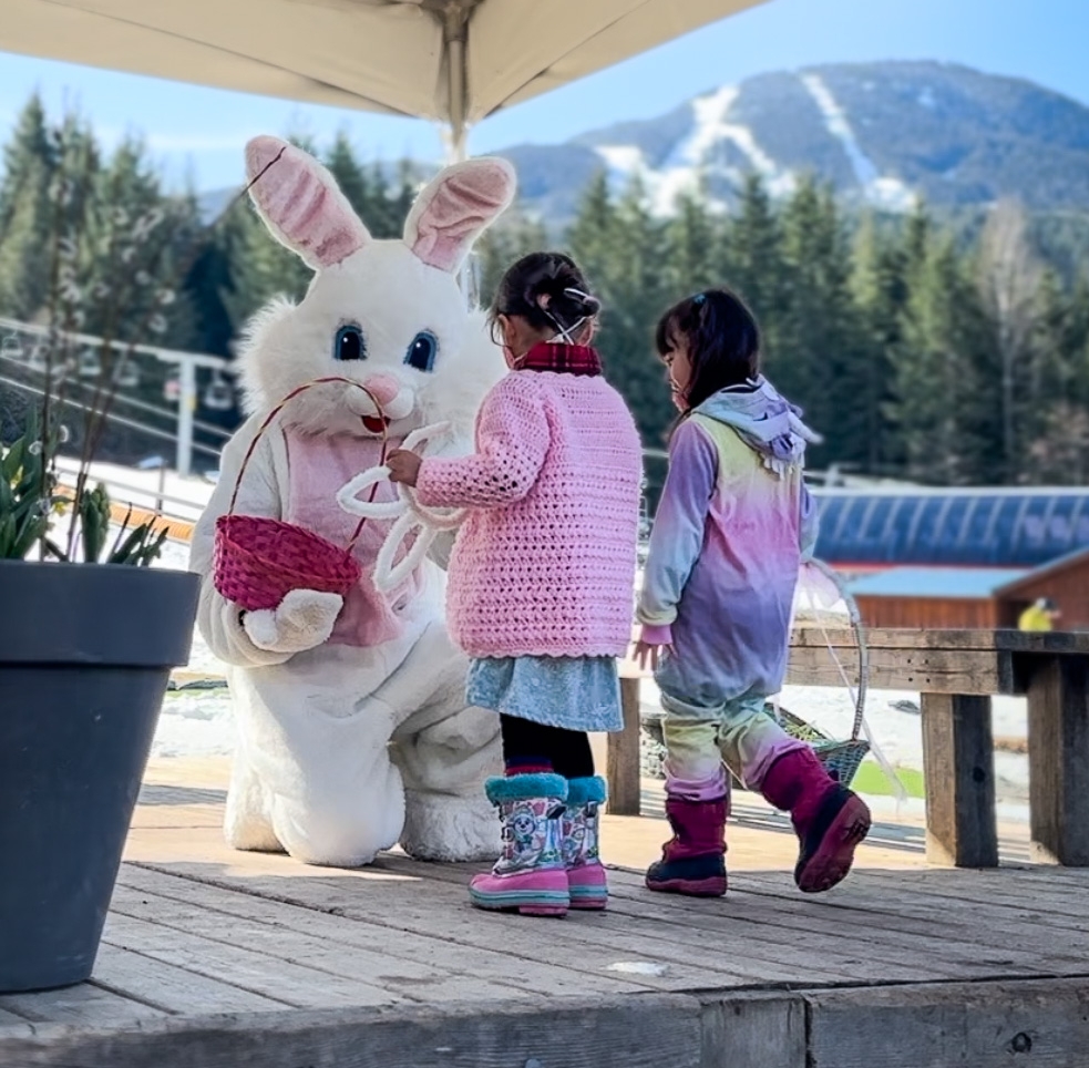 easter egg hunt at fairmont chateau whistler