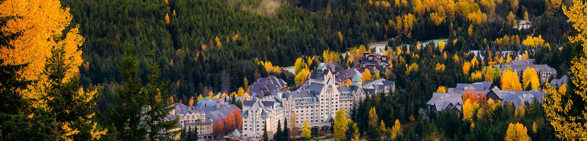 fairmont chateau whistler fall exterior