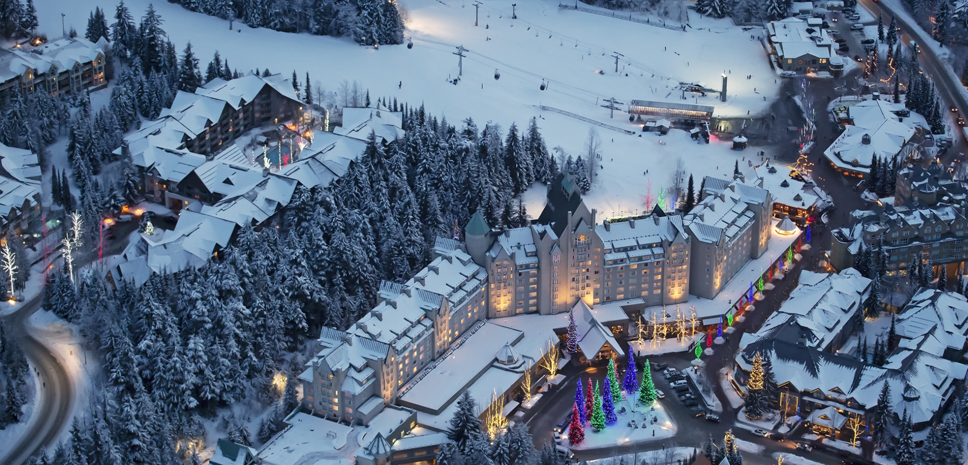 fairmont chateau whistler festive lights