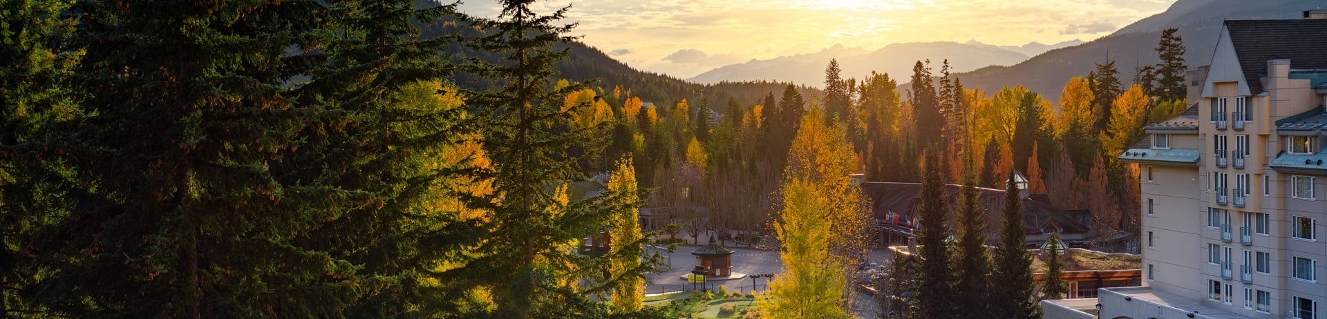 Fairmont Chateau Whistler Fall exterior