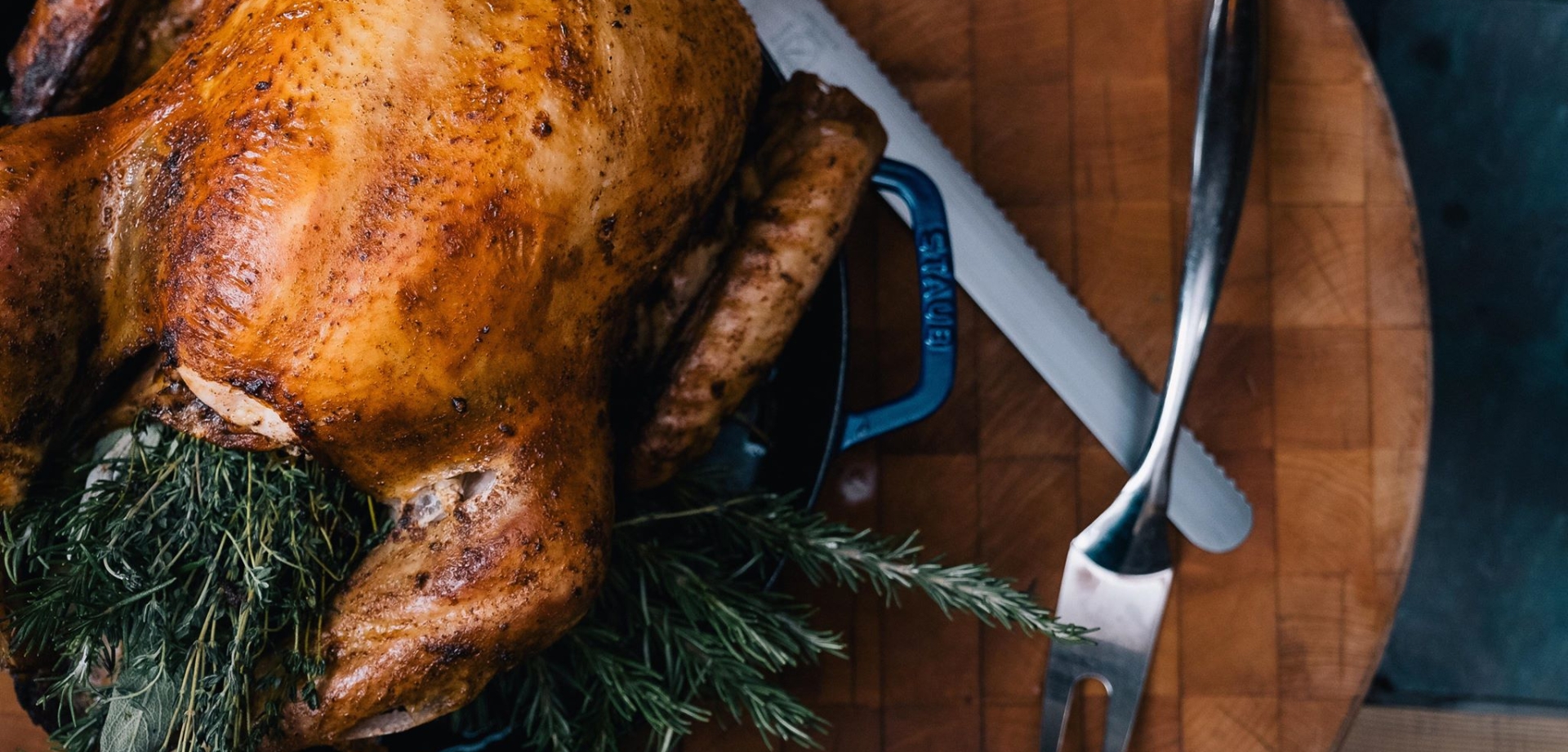 Roasted turkey at Fairmont Chateau Whistler