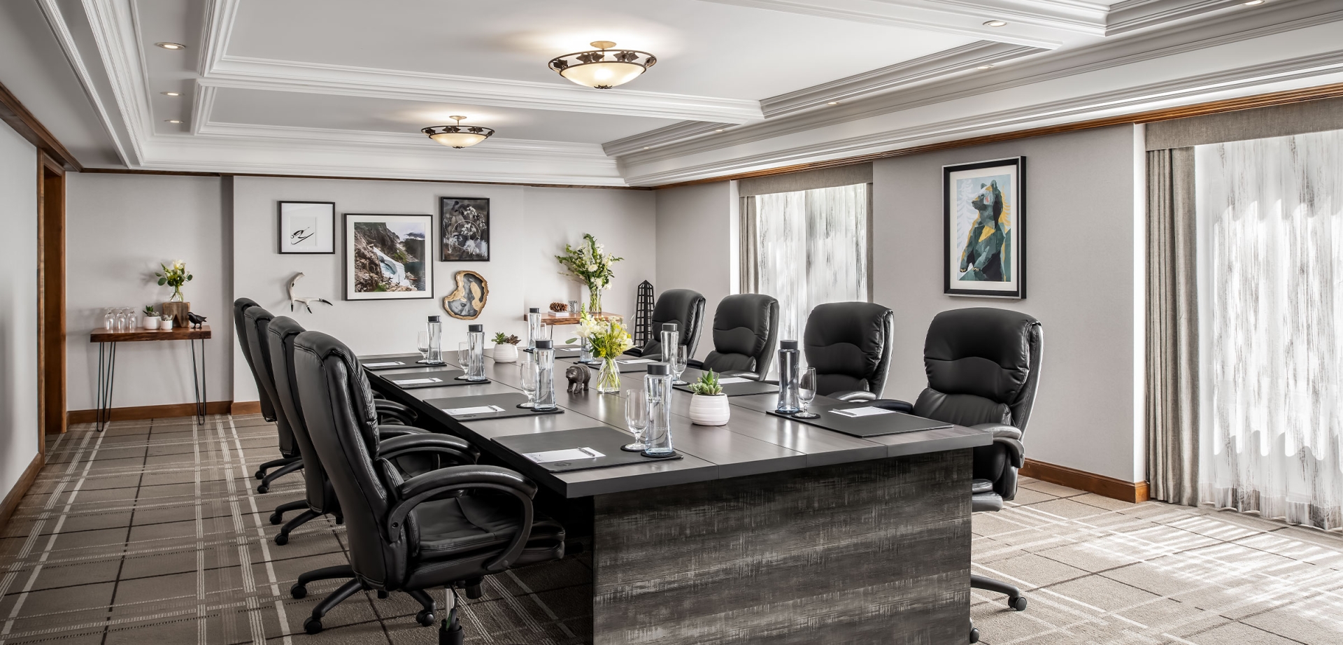 Small meeting room at Fairmont Chateau Whistler