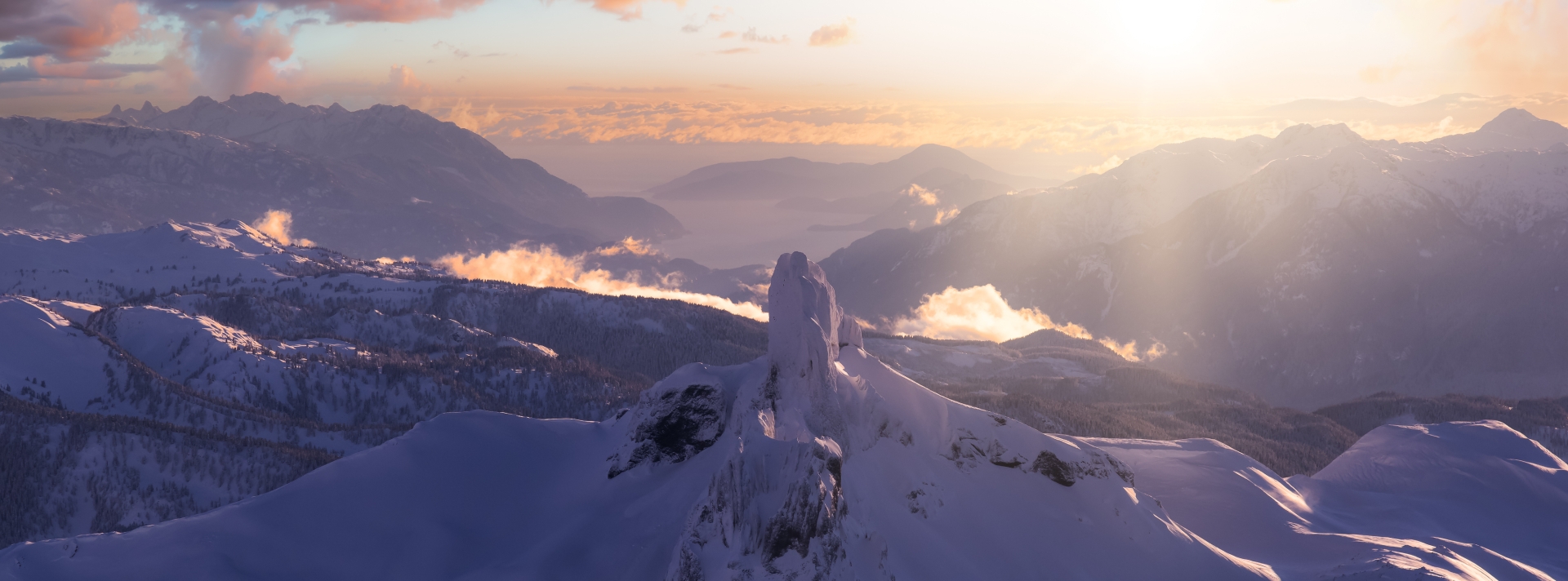 Black Tusk in Whistler at sunset