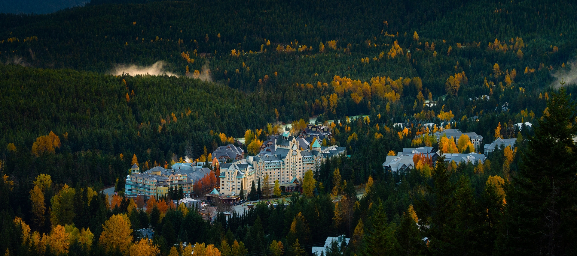 fairmont chateau whistler exterior fall