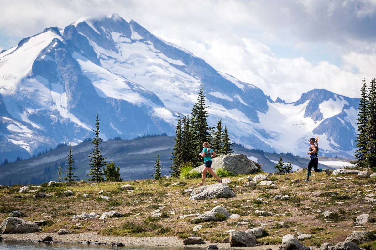 trail running in whistler
