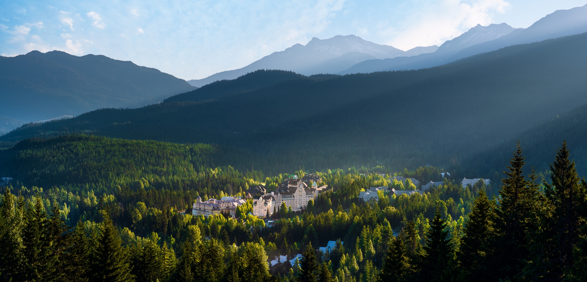summer exteriors fairmont chateau whistler