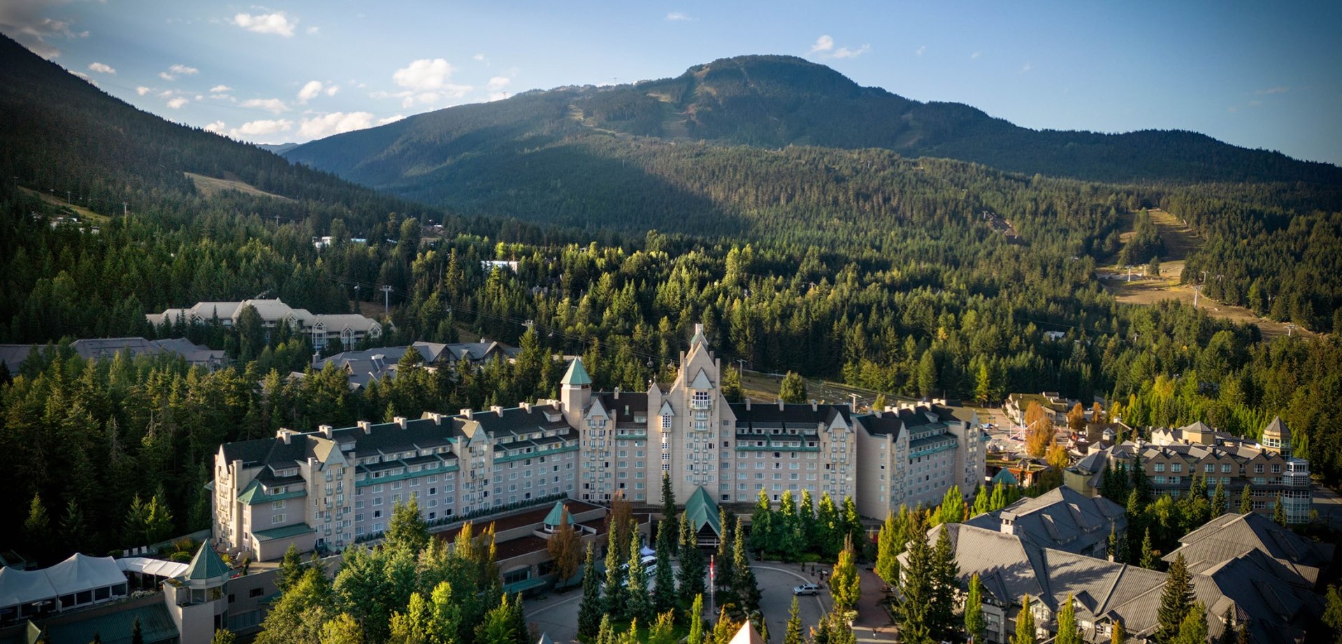 summer exteriors fairmont chateau whistler