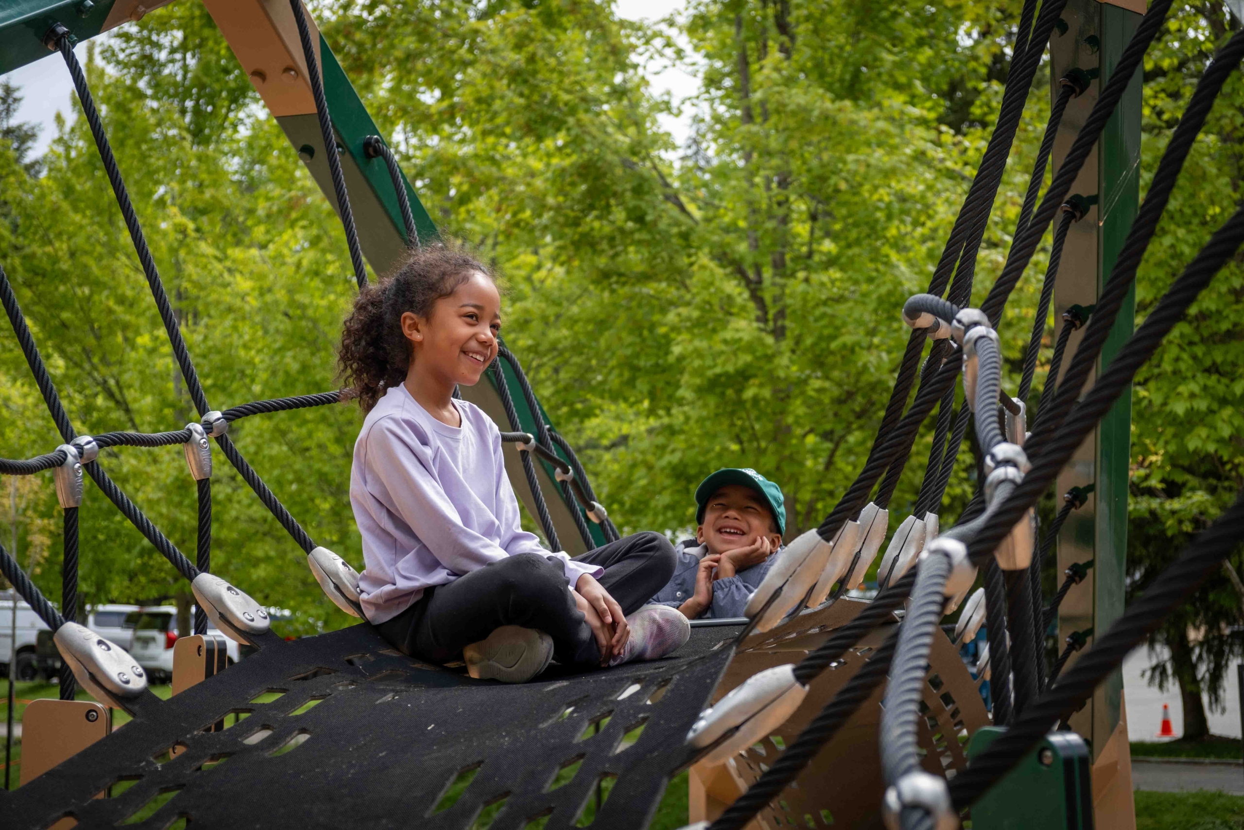 Playground at fairmont chateau whistler kids playing