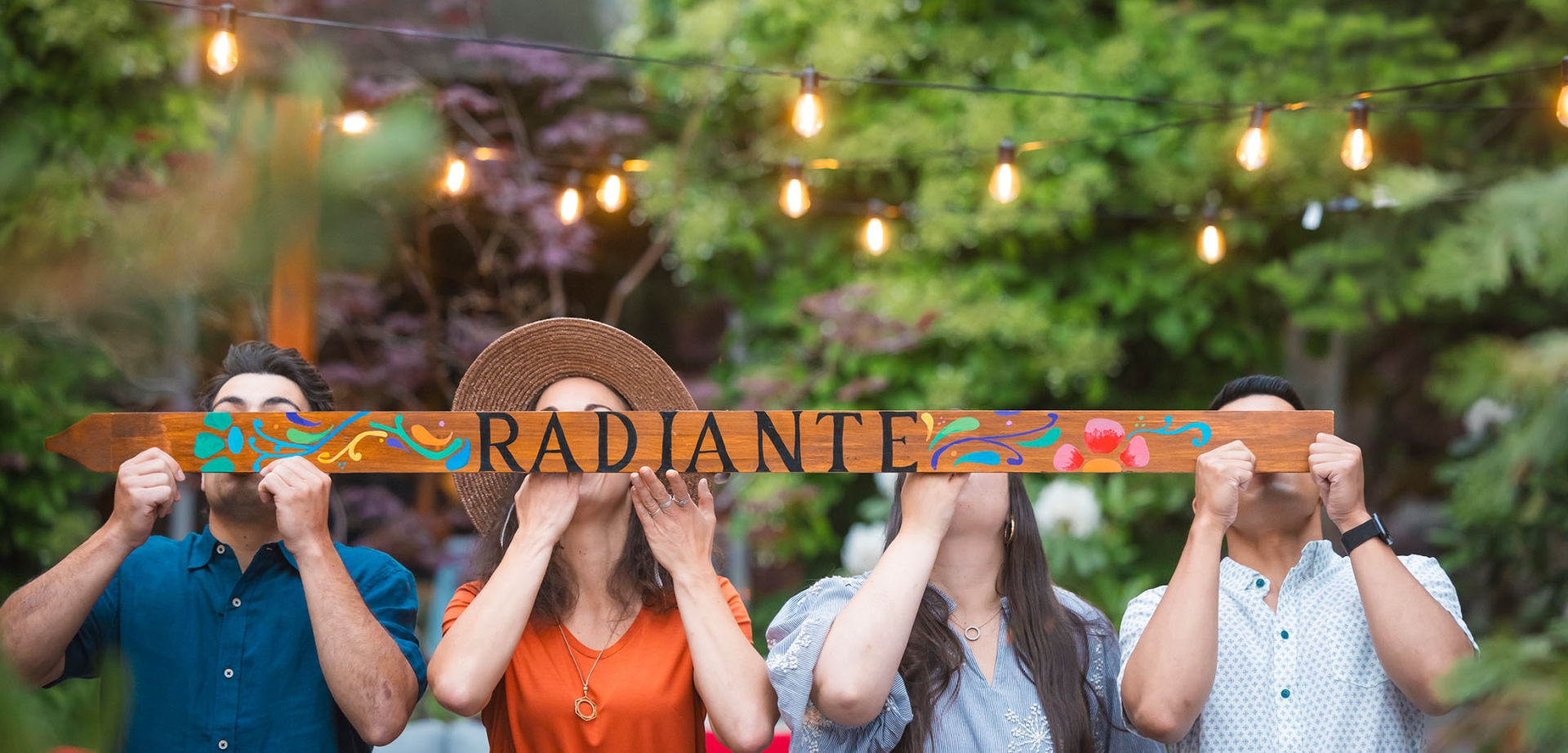 group of friends having a te-ski-la shot at radiante taqueria terrace