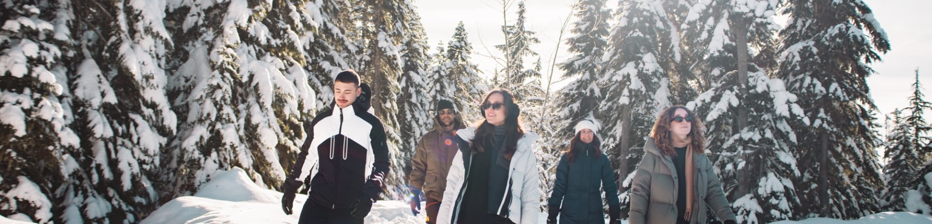 weg snowshoe private experience in winter