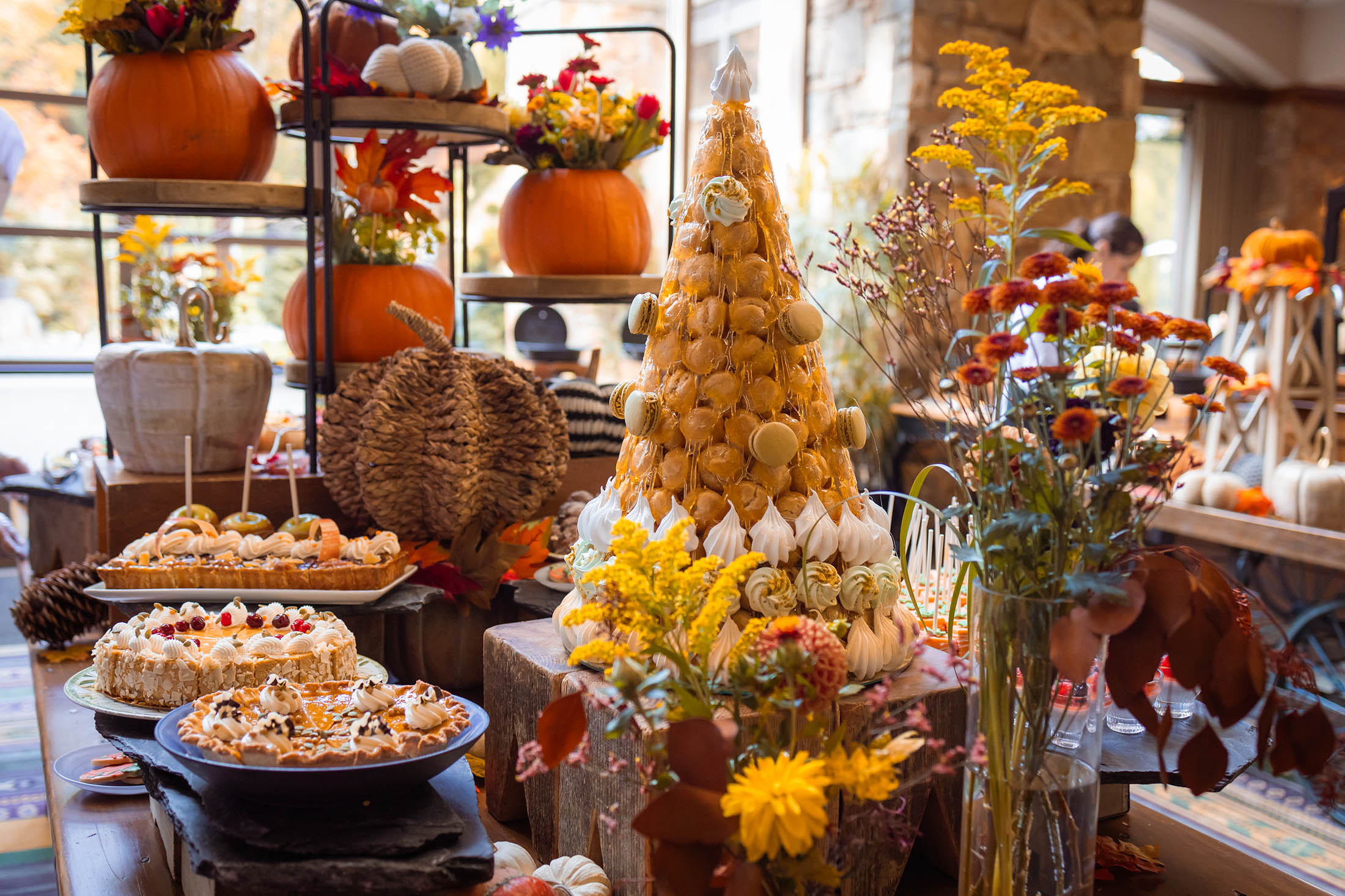 thanksgiving harvest brunch at the wildflower restaurant fairmont chateau whistler