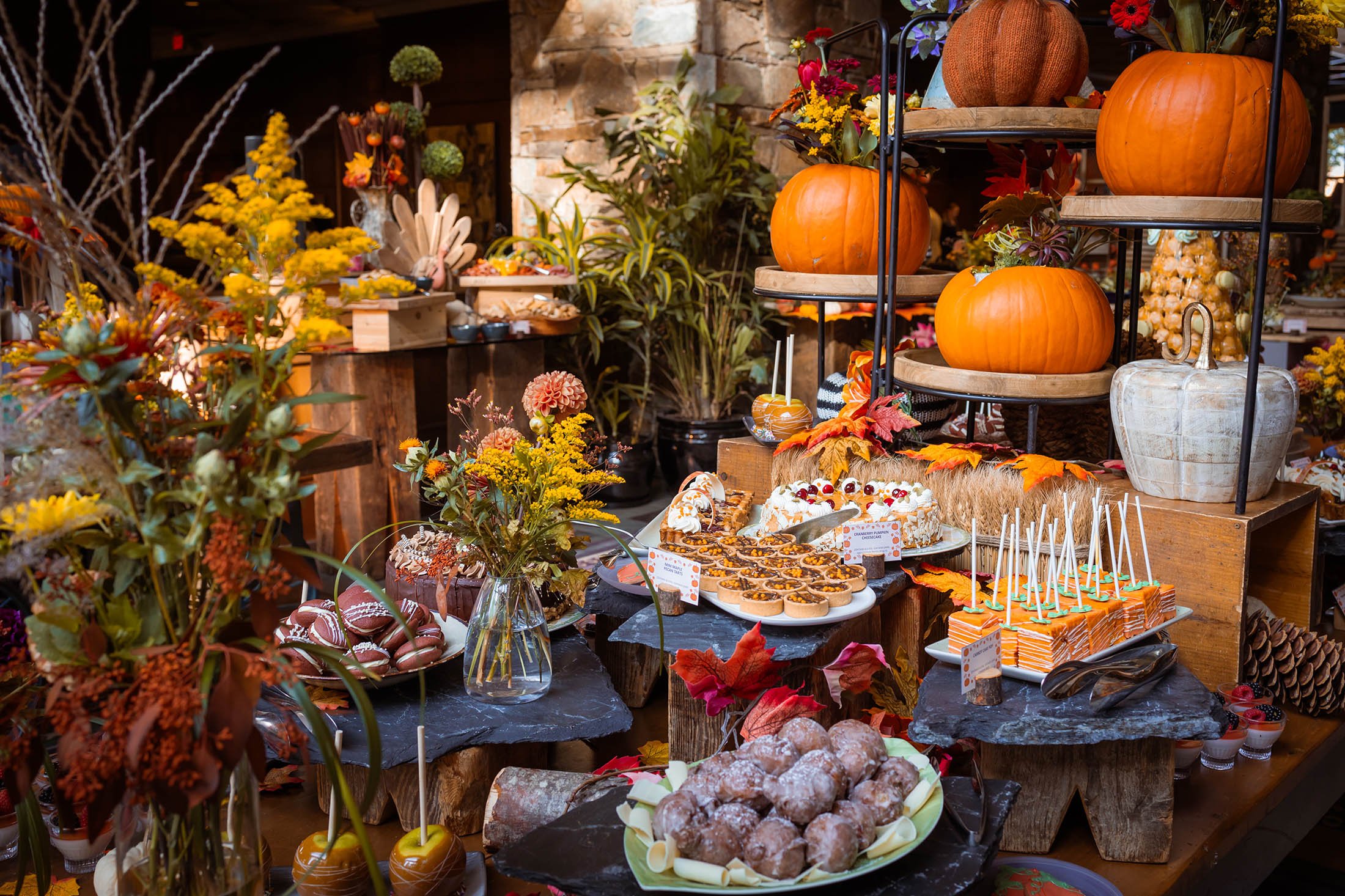 thanksgiving harvest brunch at the wildflower restaurant fairmont chateau whistler