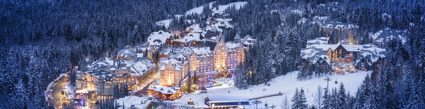 Fairmont Chateau Whistler winter exterior