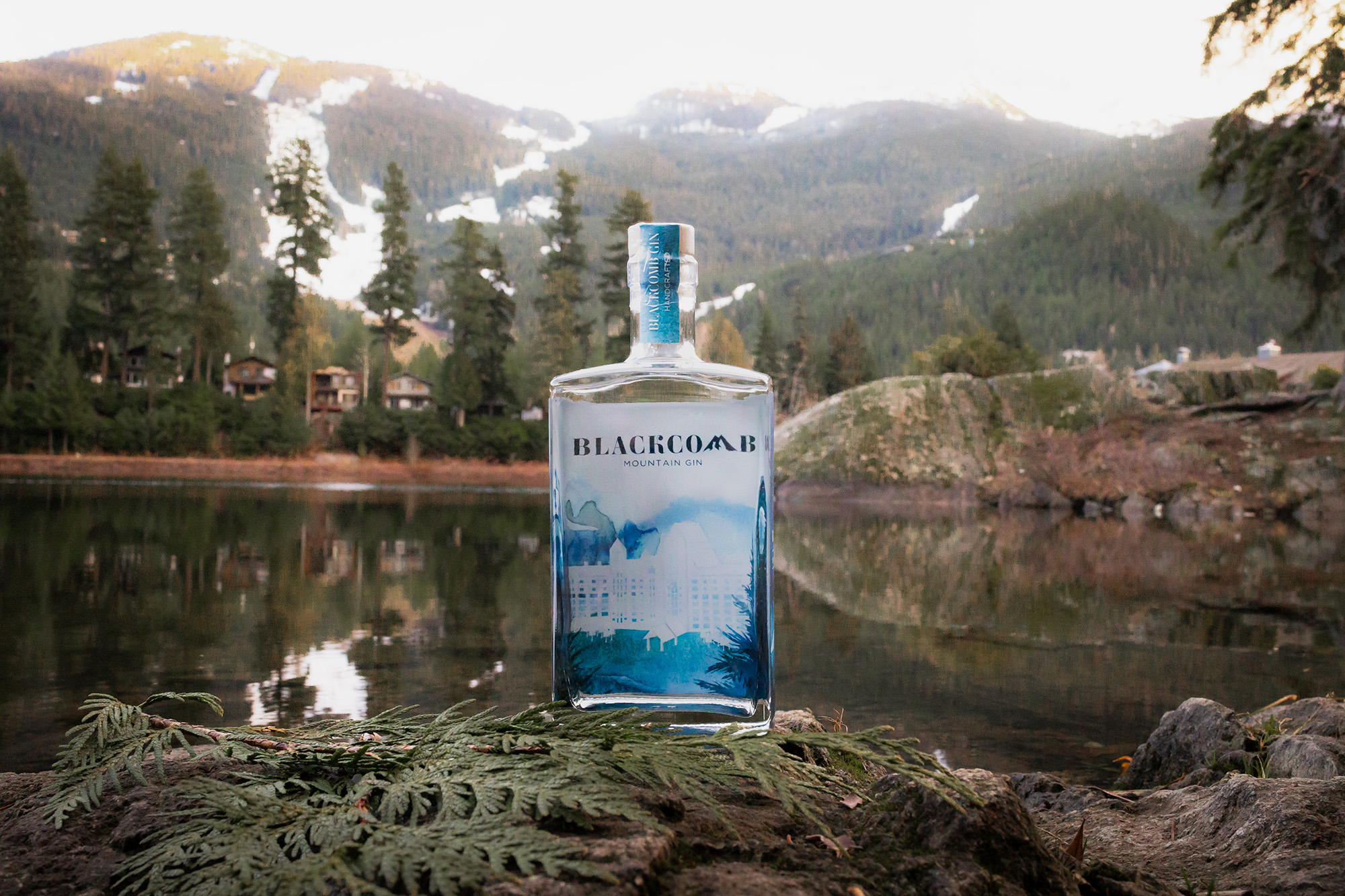 Blackcomb gin bottle