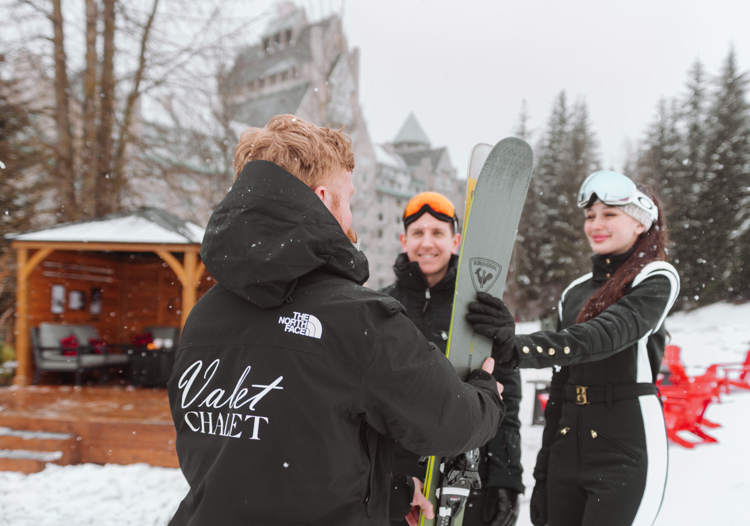 ski valet at fairmont chateau whistler