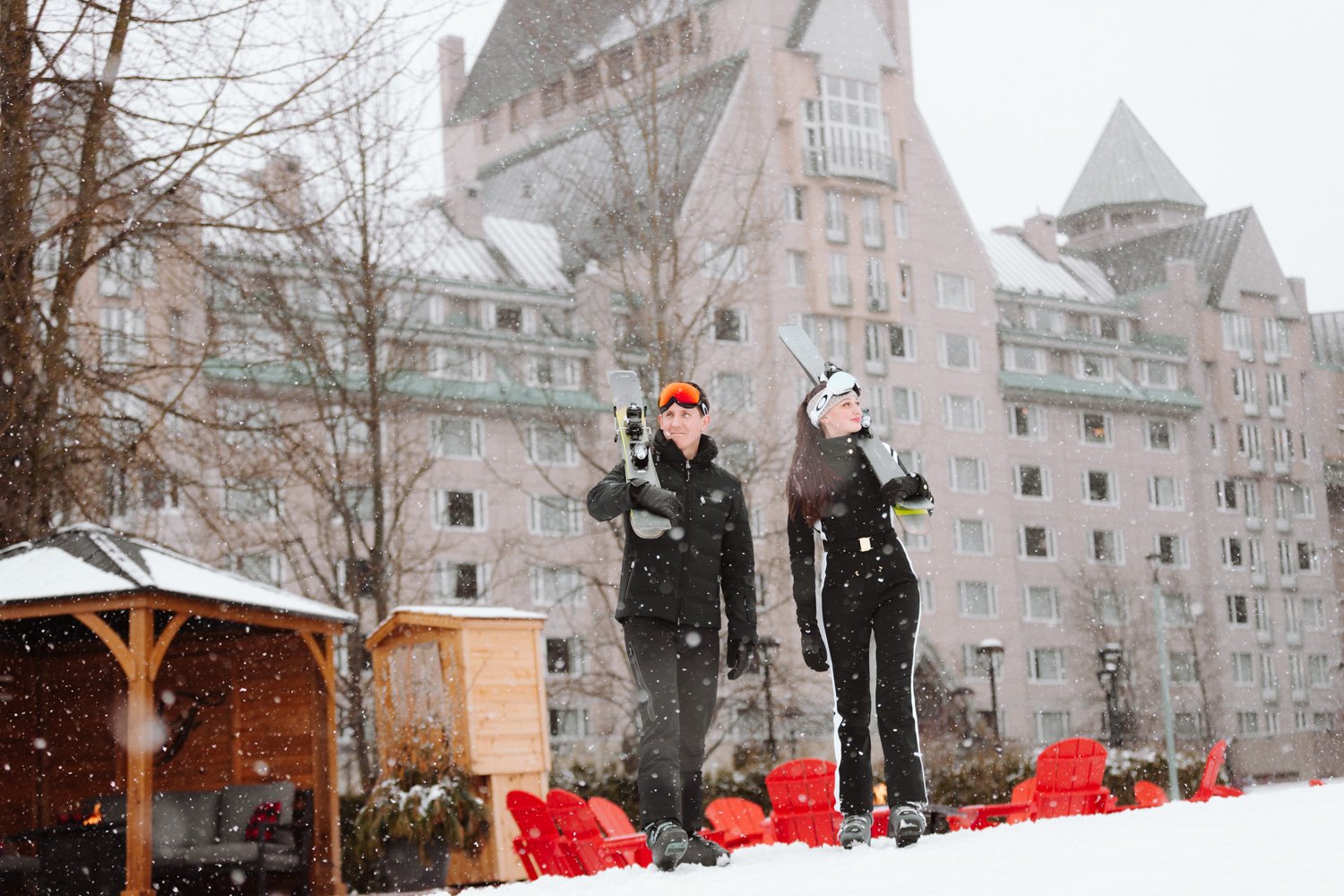 ski valet at fairmont chateau whistler