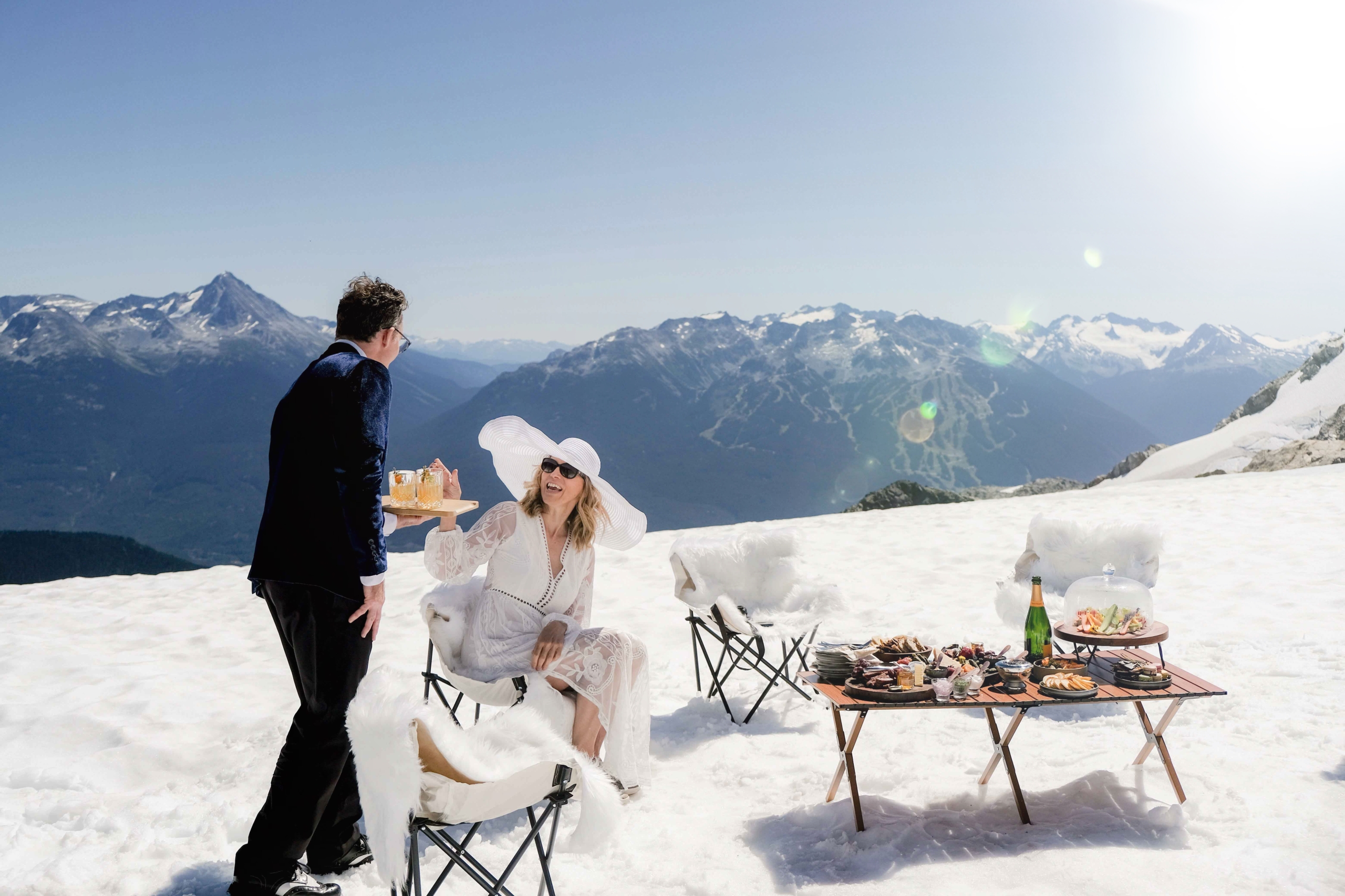 a mixology experience on an ancient glacier