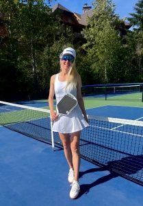 Pickleball instructor at Fairmont Chateau Whistler