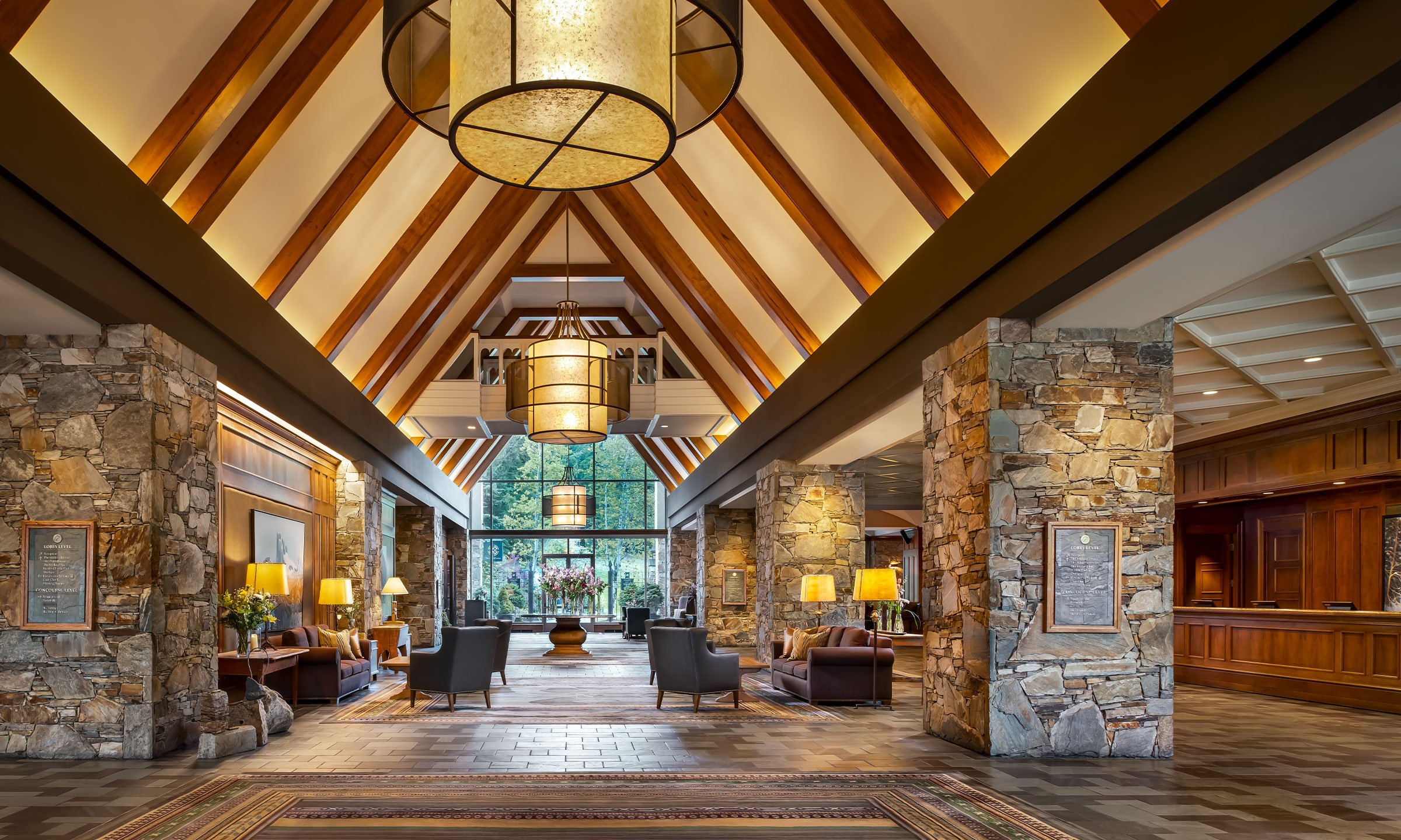 fairmont chateau whistler lobby