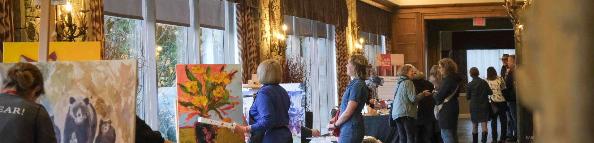 trees of hope live art at fairmont chateau whistler