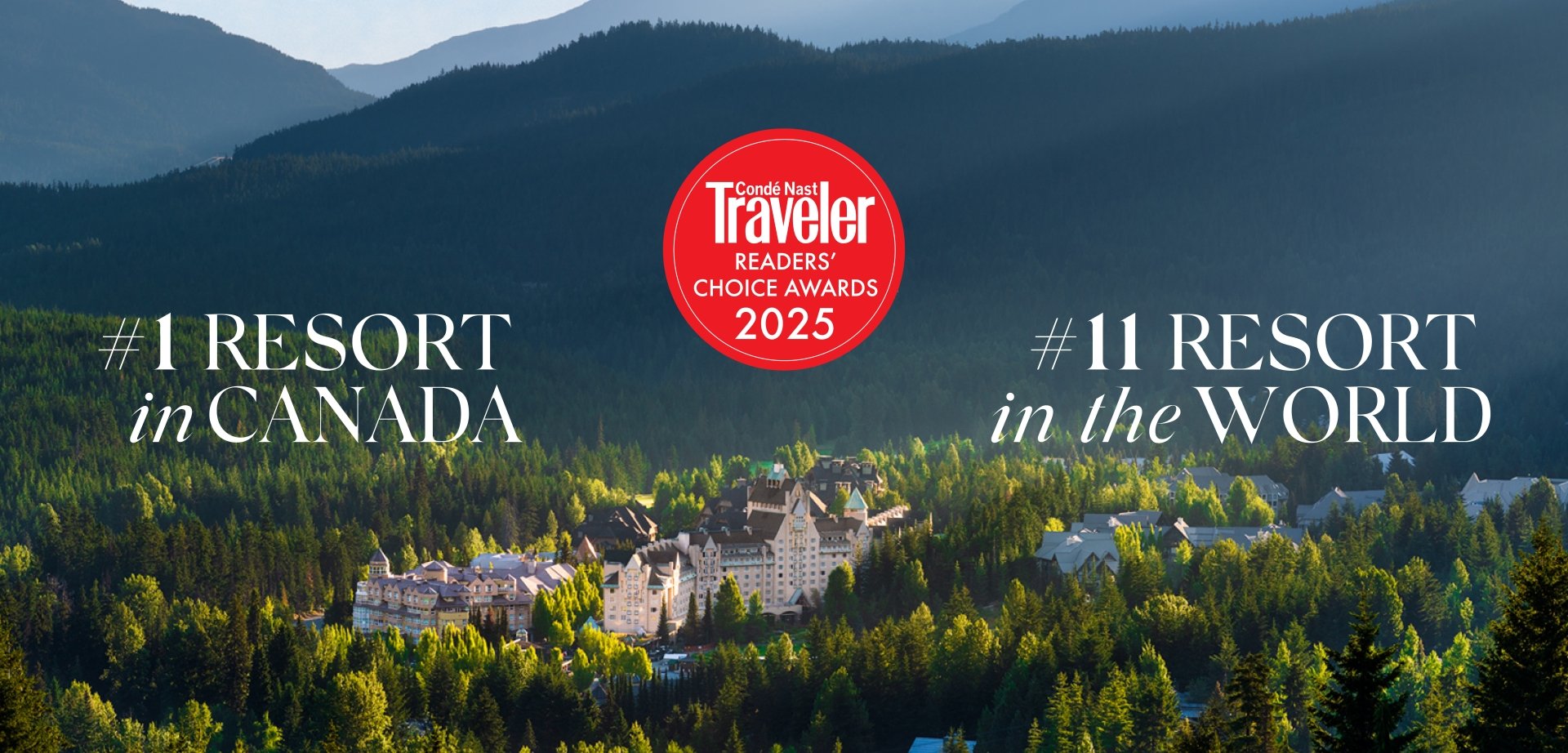 fairmont chateau whistler best resort in canada 2025 conde nast traveler