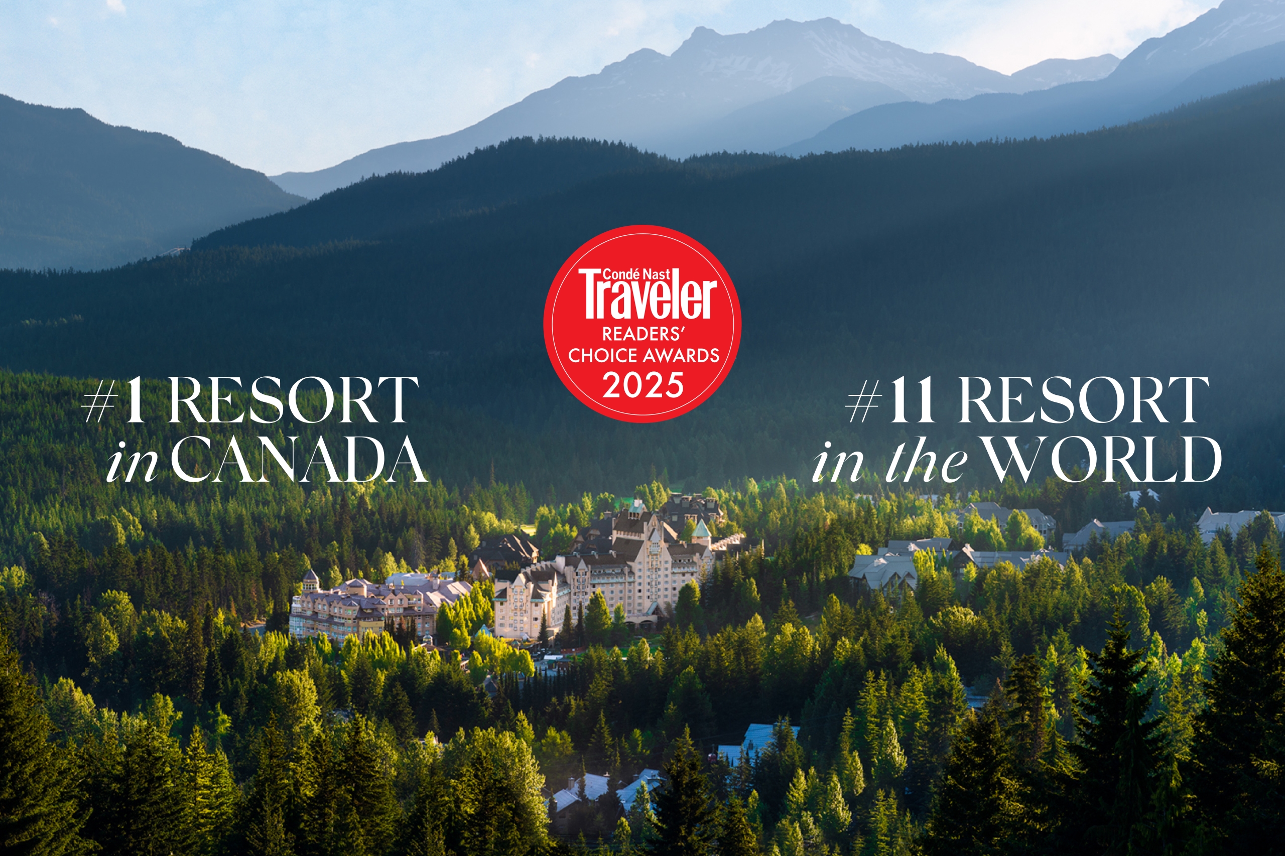 fairmont chateau whistler best resort in canada 2025 conde nast traveler