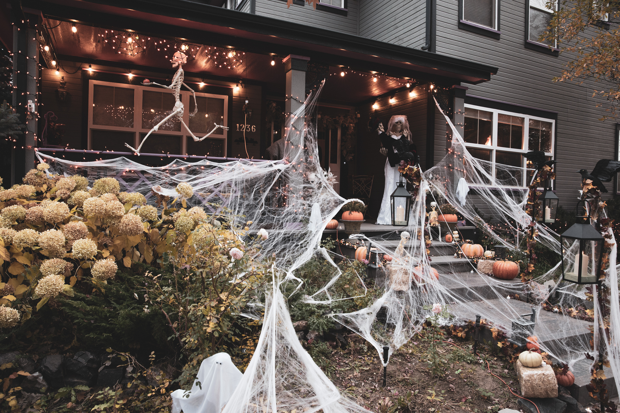 Halloween in Whistler Tapleys neighbourhood home decoration