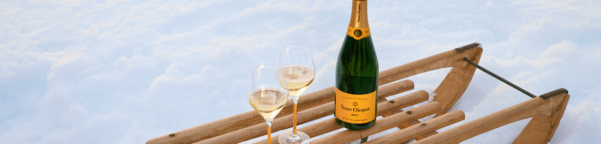 veuve clicquot in the snow beach at the mallard lounge fairmont chateau whistler
