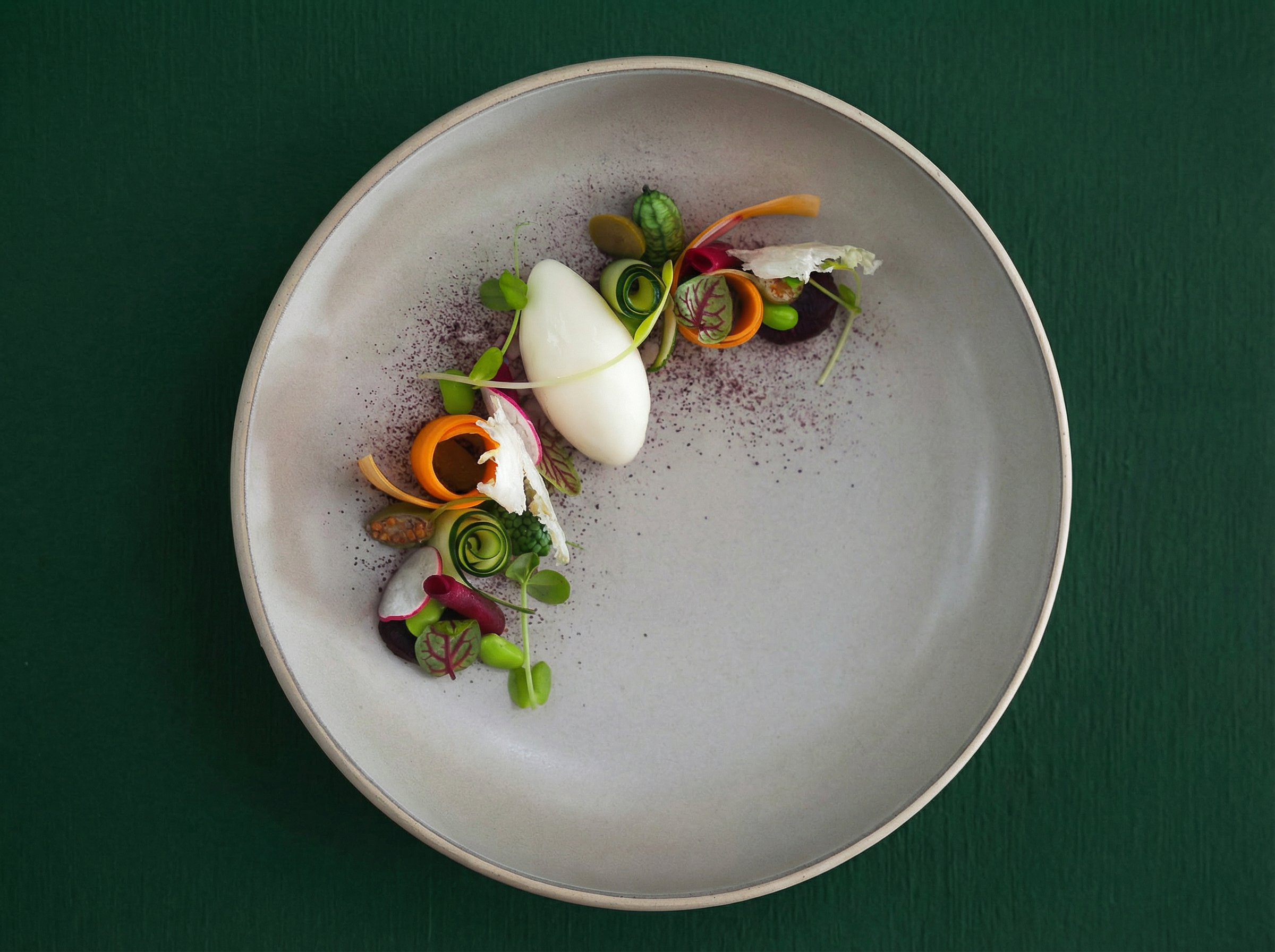 Delicious fresh salad from the Wildflower in Fairmont Chateau Whistler