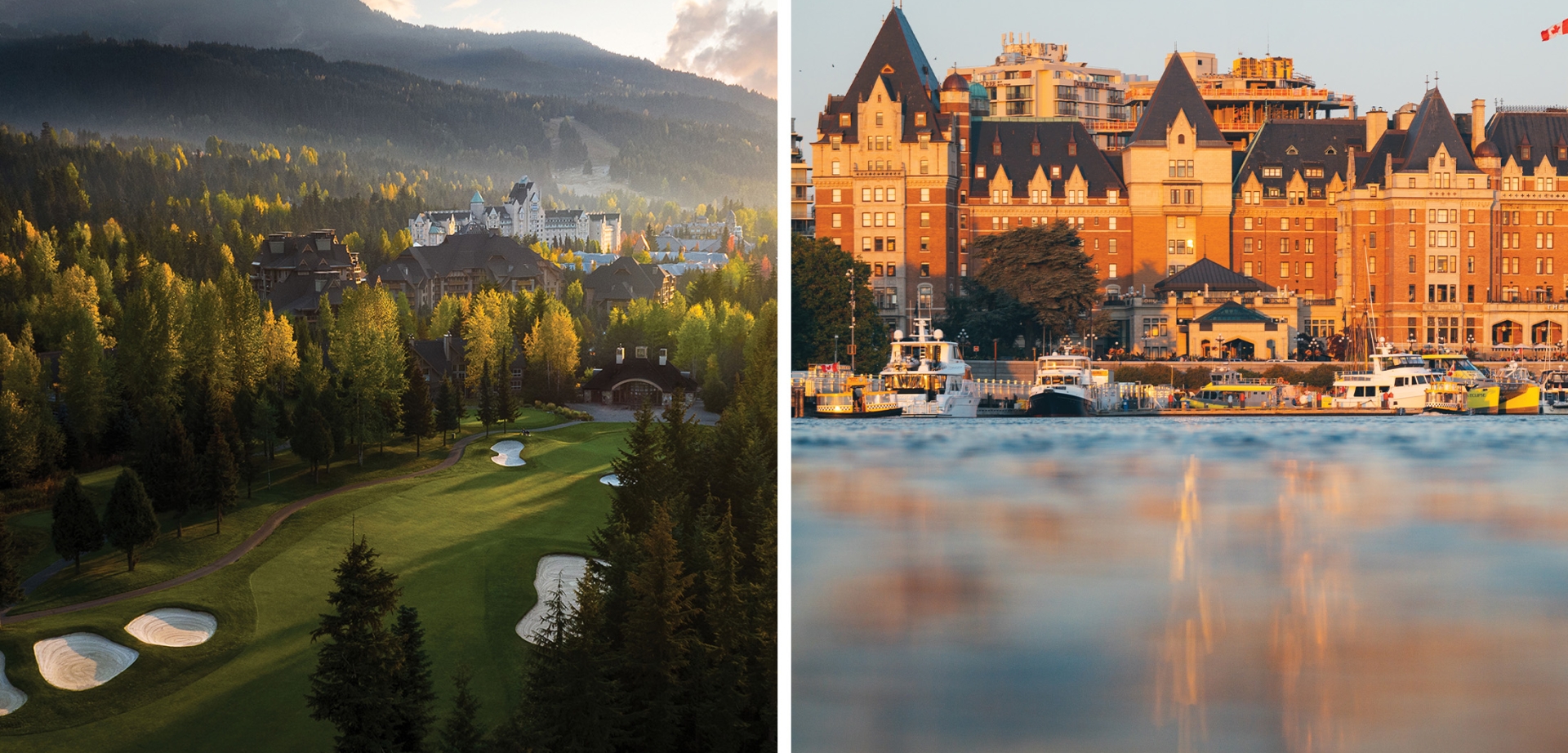 Fairmont Empress and Fairmont Chateau Whistler crowned #1 City Hotel and # 1 Resort in Canada by Travel + Leisure
